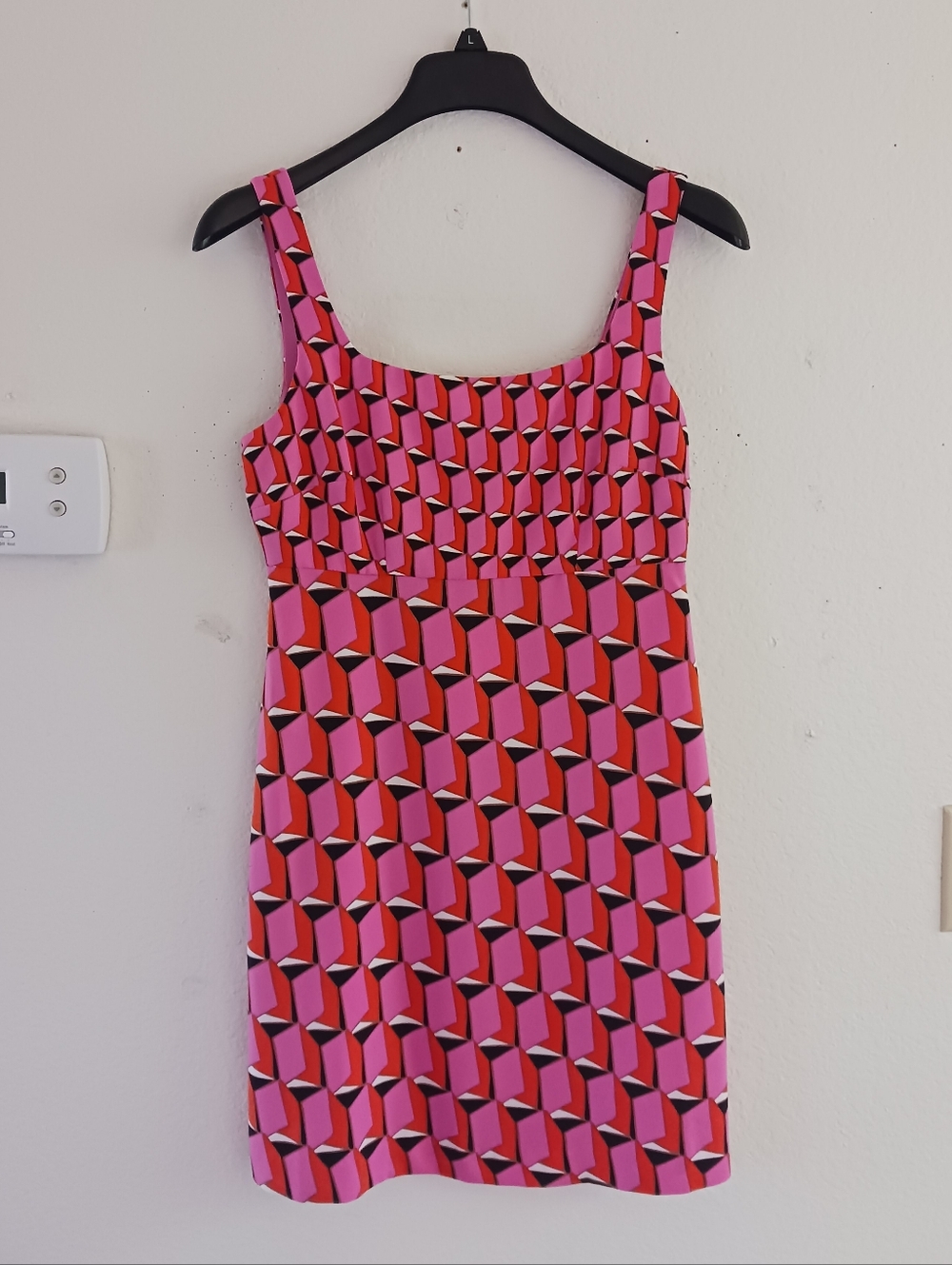 Diane Von‎ Furstenberg Sleeveless Bold Print Mini Dress